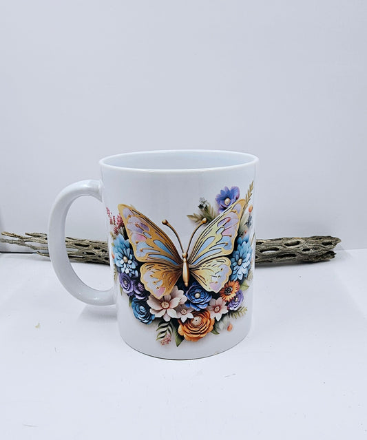 11 oz Coffee Mug Butterfies