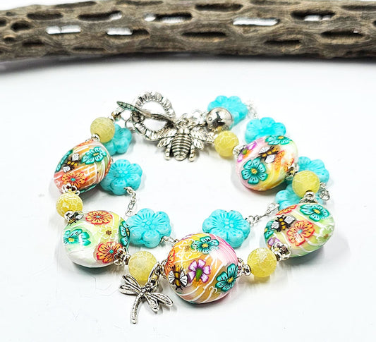 Polymer Clay Spring Bracelet