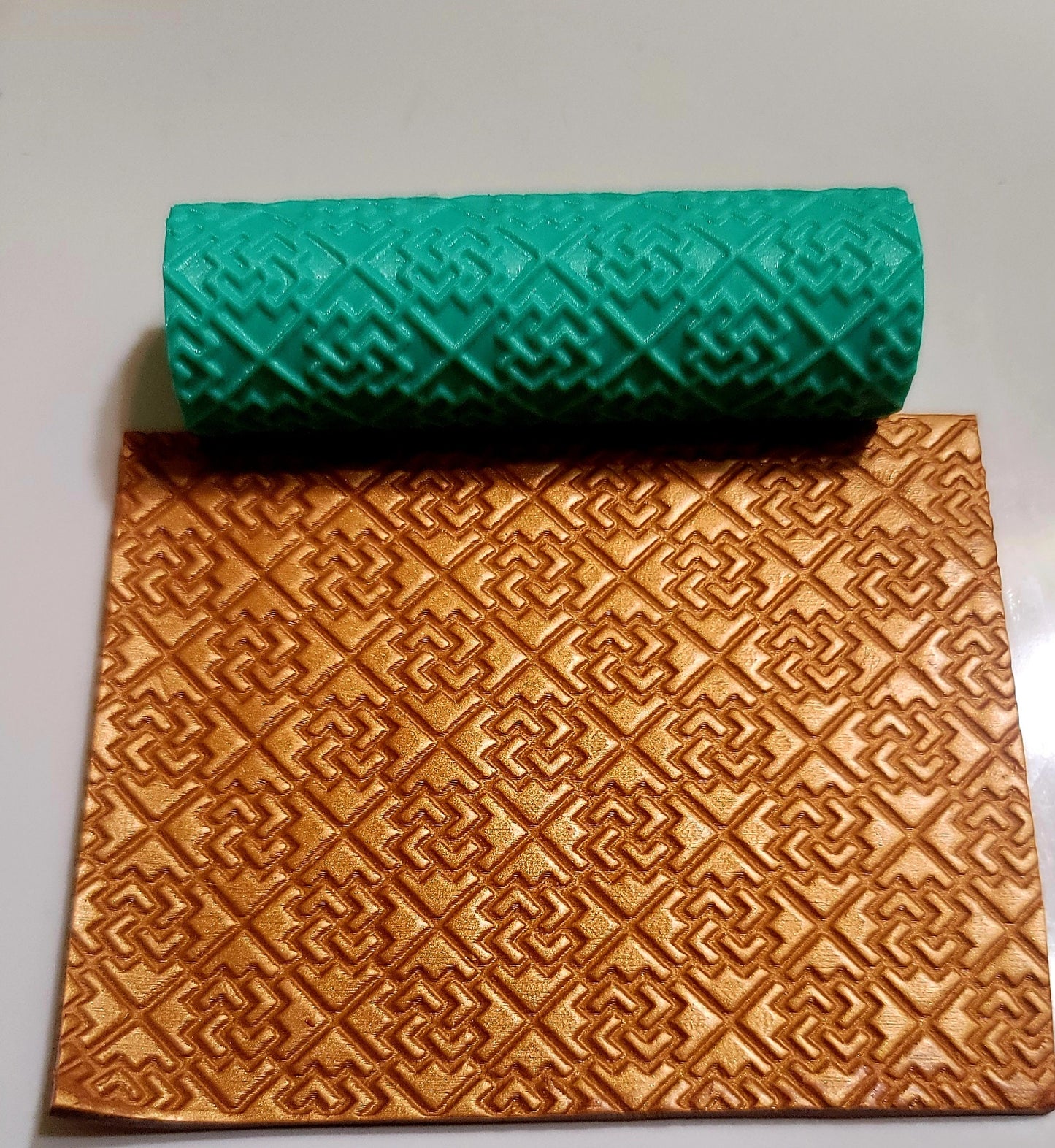 Polymer Clay Cutters #1097- Chevrons Texture Roller