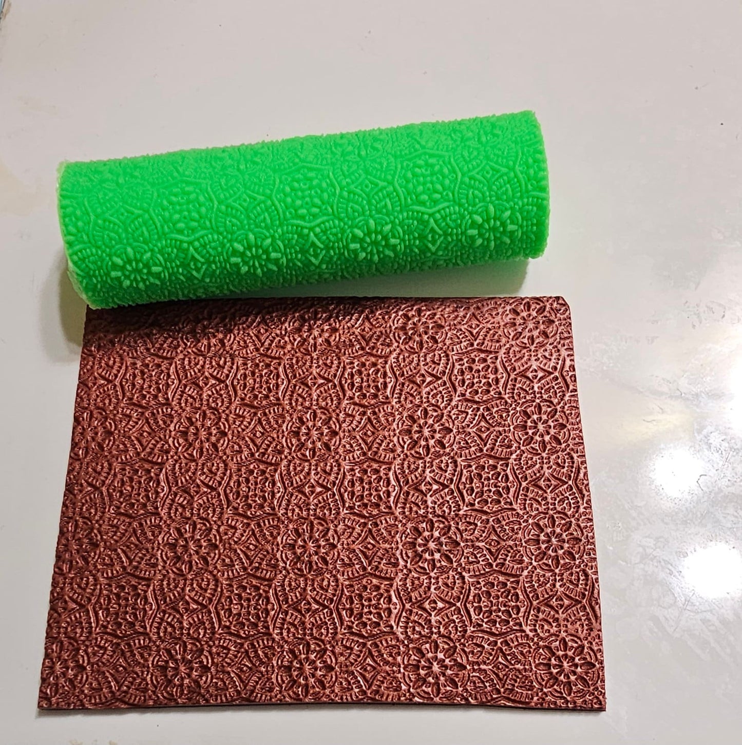 Polymer Clay Cutters #1206-Mandala #2 Texture roller