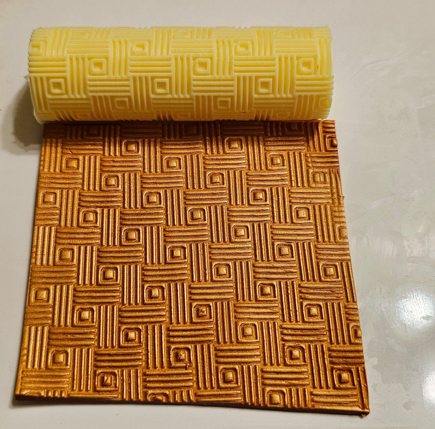 Polymer Clay Cutters #1209- Abstract #6 Texture Roller