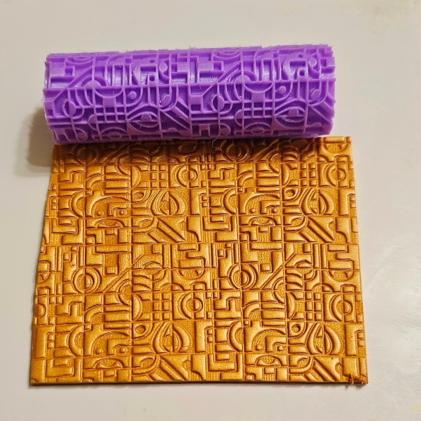 Polymer Clay Cutters #1211-Art Deco # 2 Texture Roller